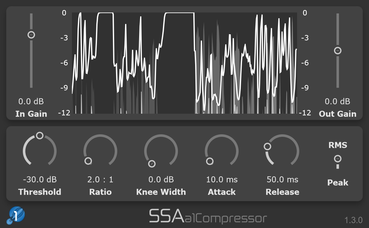 a1Compressor - First order Ambisonics compressor plugin