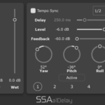 a1Delay - First order Ambisonics delay plugin