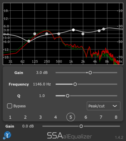 a1Equalizer- First order Ambisonics equalizer plugin