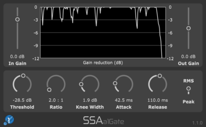 a1Gate - First order Ambisonics gate and downwards expander plugin