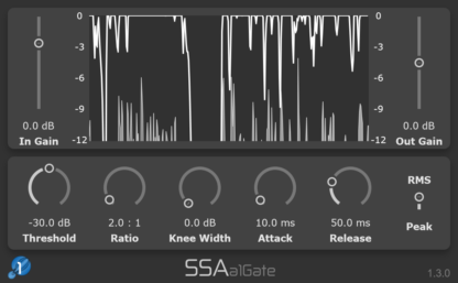 a1Gate - First order Ambisonics gate and downwards expander plugin